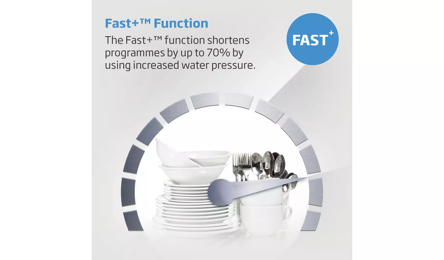 Beko BDEN38640FG Full Size Dishwasher - Graphite