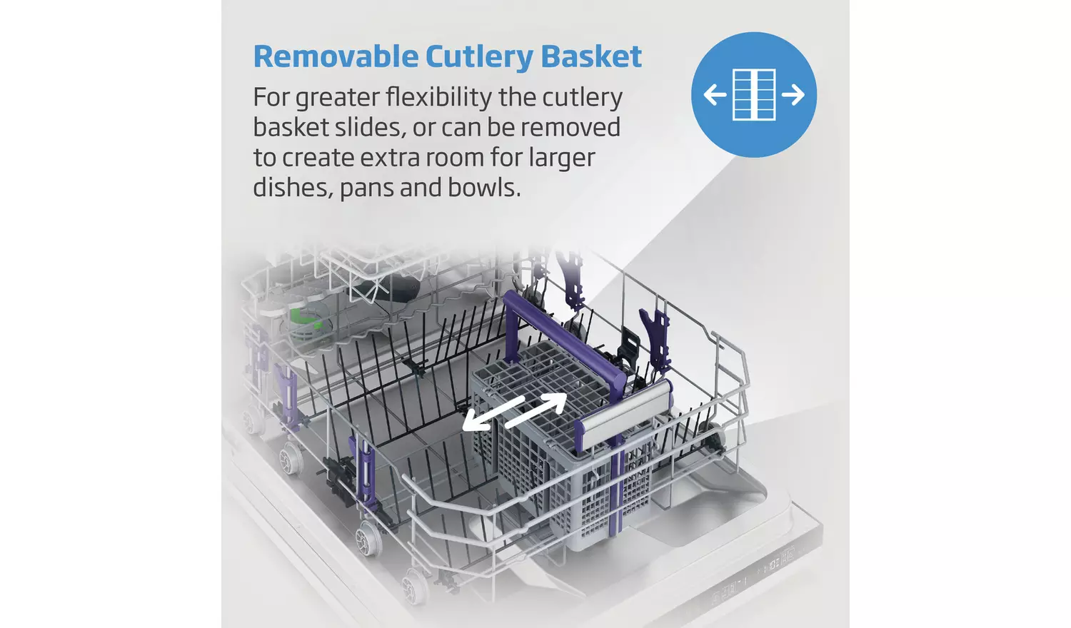 Beko DVN04X20W Full Size Dishwasher - White