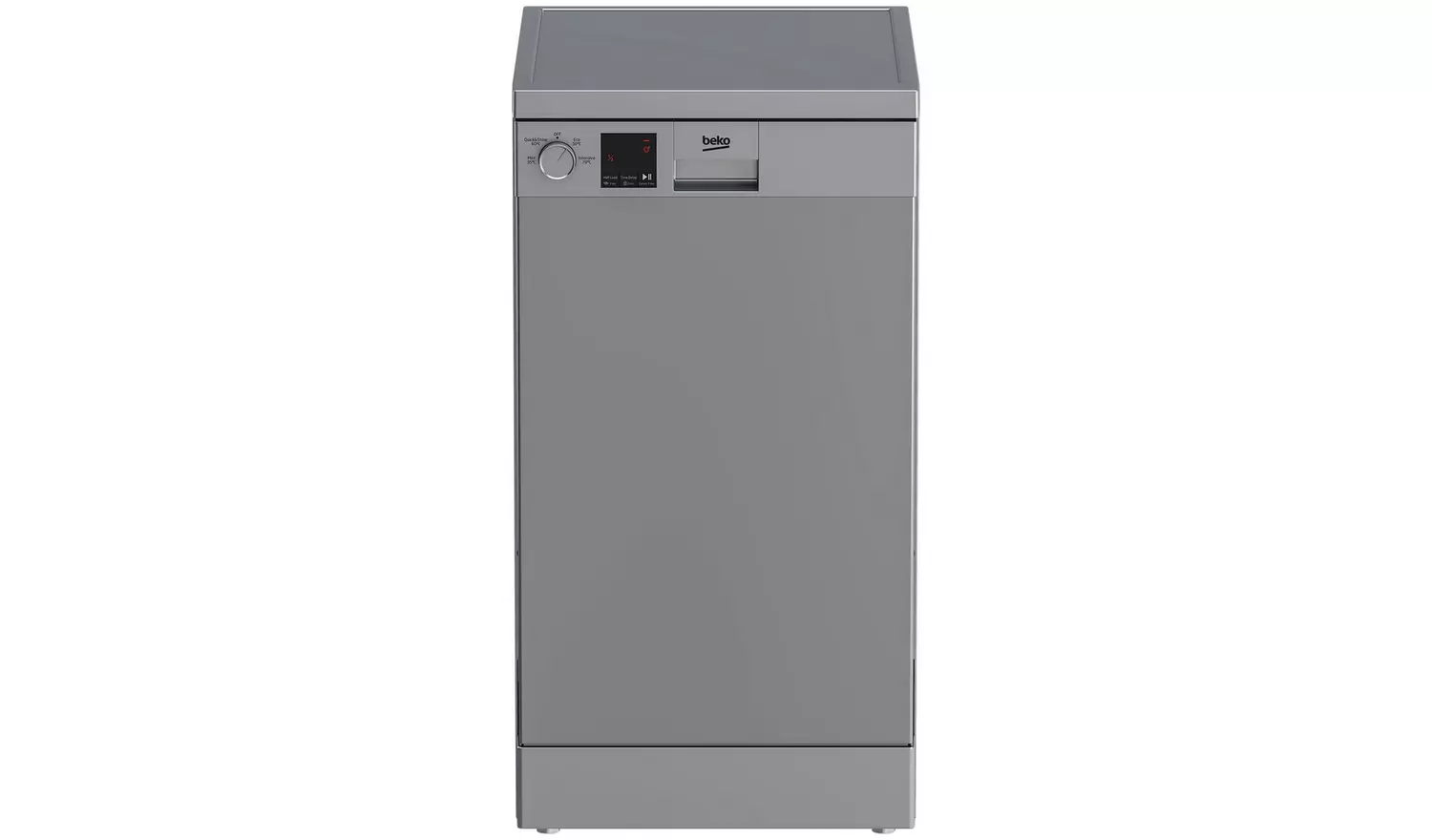 Beko DVS04020S Slimline Dishwasher - Silver