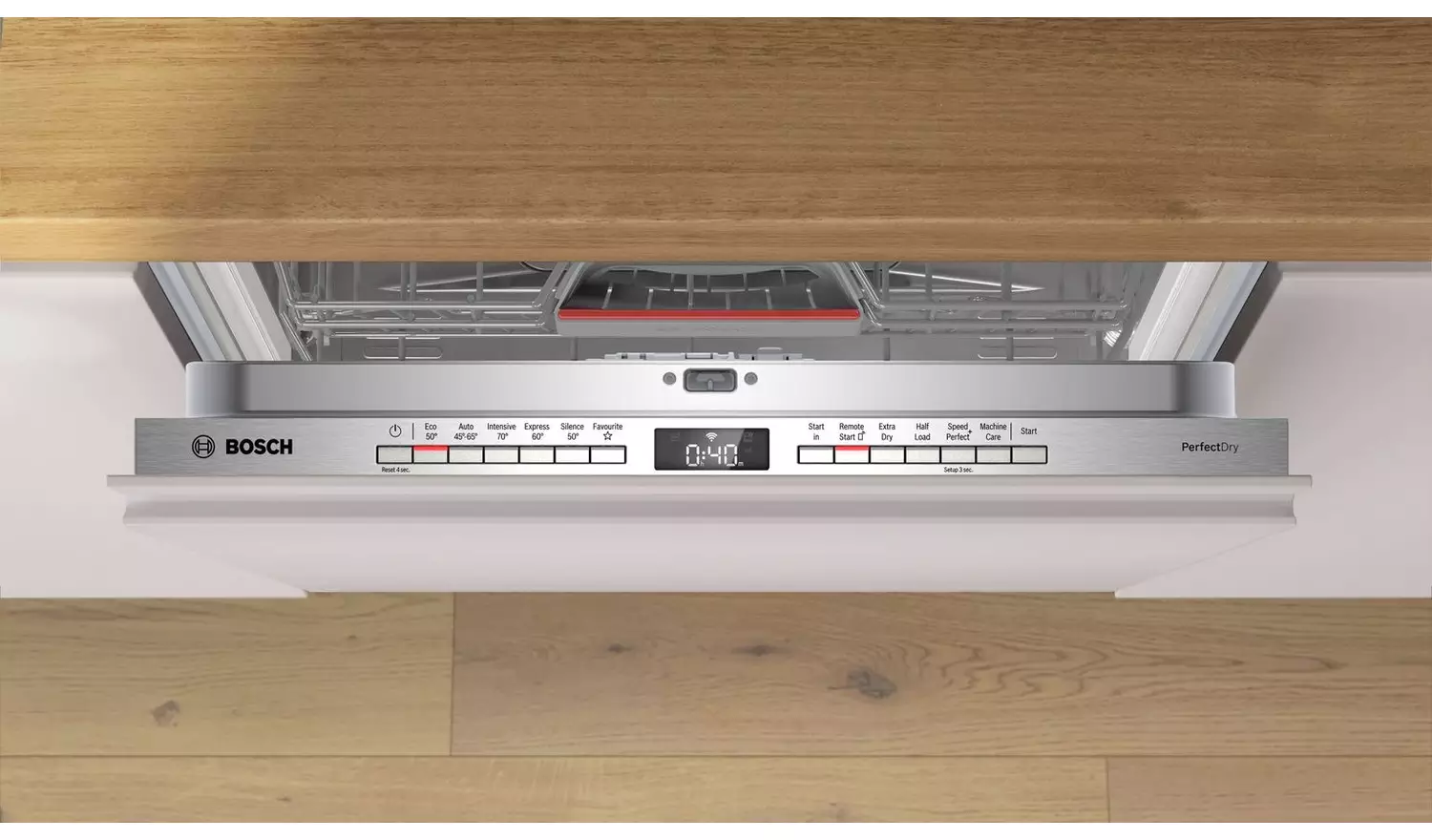 Bosch SMV6ZCX10G Full Size Integrated Dishwasher - White