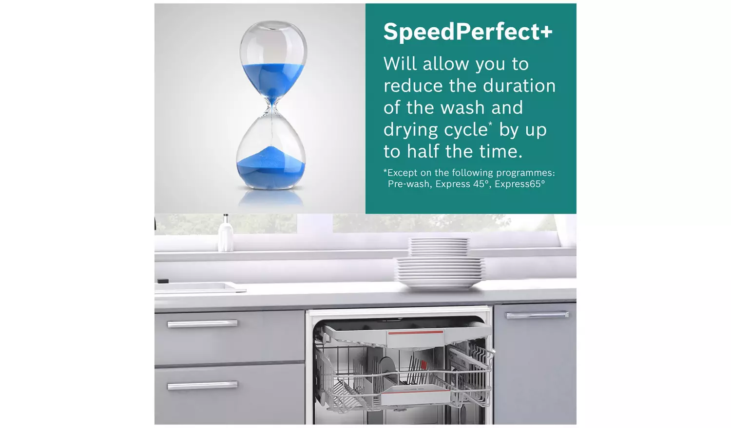 Bosch SMV6ZCX10G Full Size Integrated Dishwasher - White