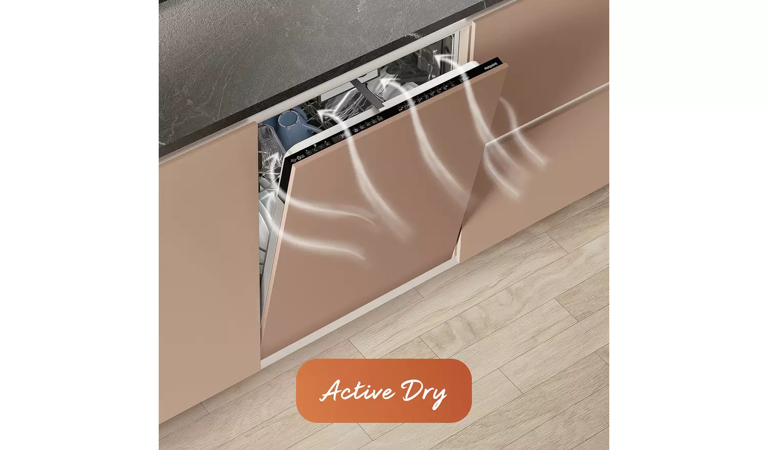 Hotpoint H7I HP42 L UK Full Size Integrated Dishwasher