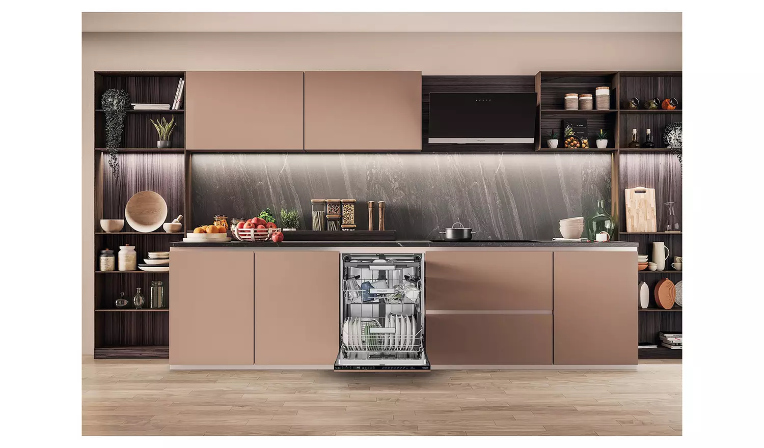 Hotpoint H7I HP42 L UK Full Size Integrated Dishwasher