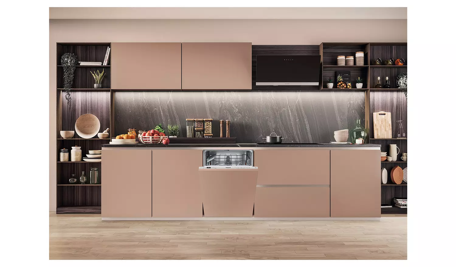 Hotpoint H2I HD526 UK Full Size Integrated Dishwasher