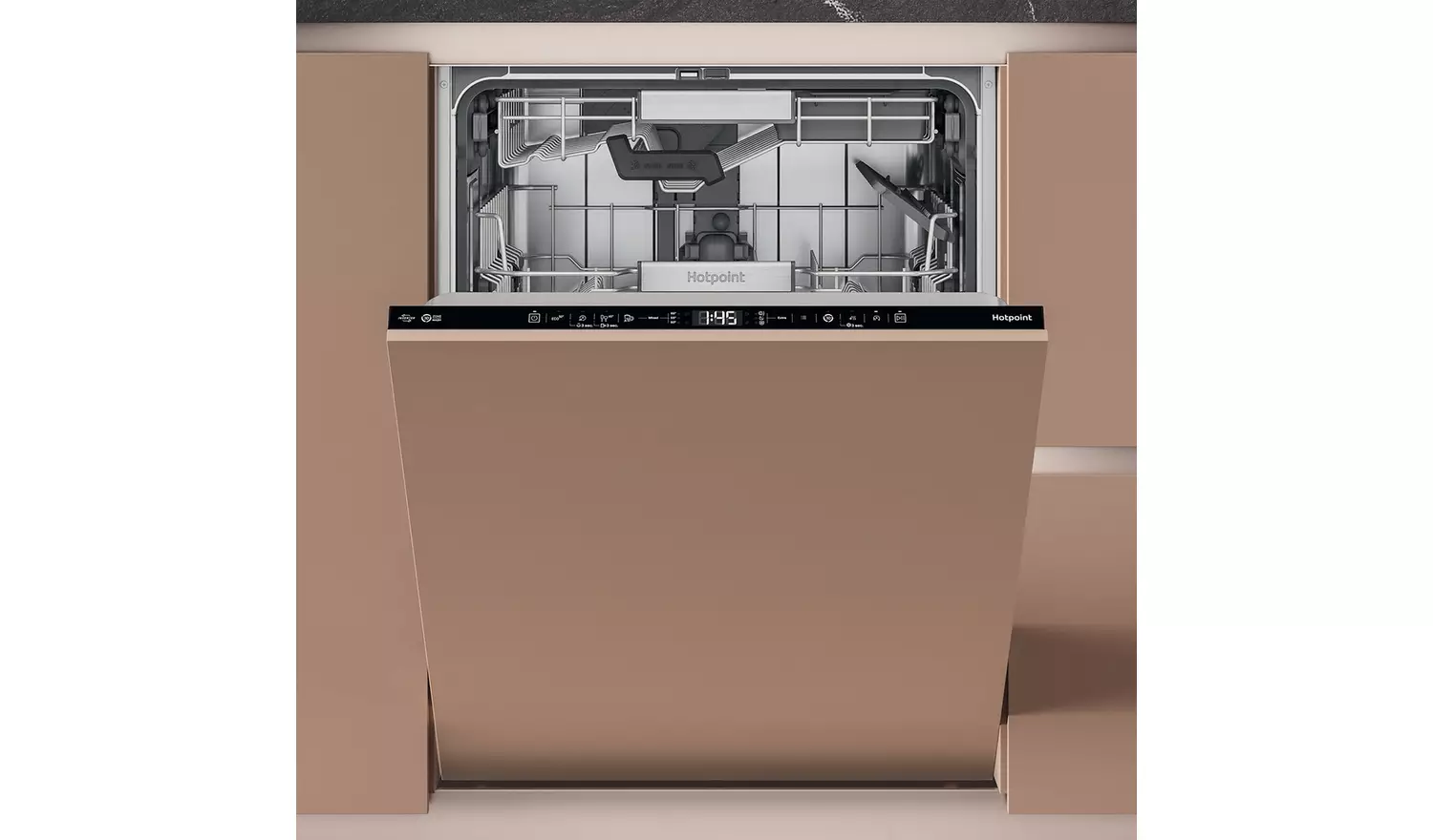 Hotpoint H8I HT59 LS UK Full Size Integrated Dishwasher
