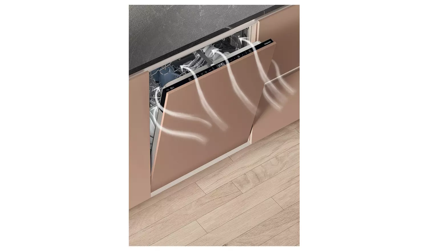 Hotpoint H8I HT59 LS UK Full Size Integrated Dishwasher