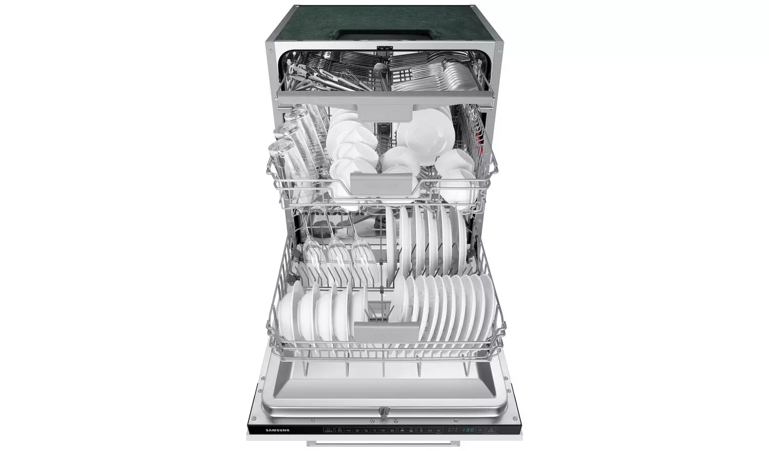 SAMSUNG Series 7 DW60CG550B00 Integrated Dishwasher - White