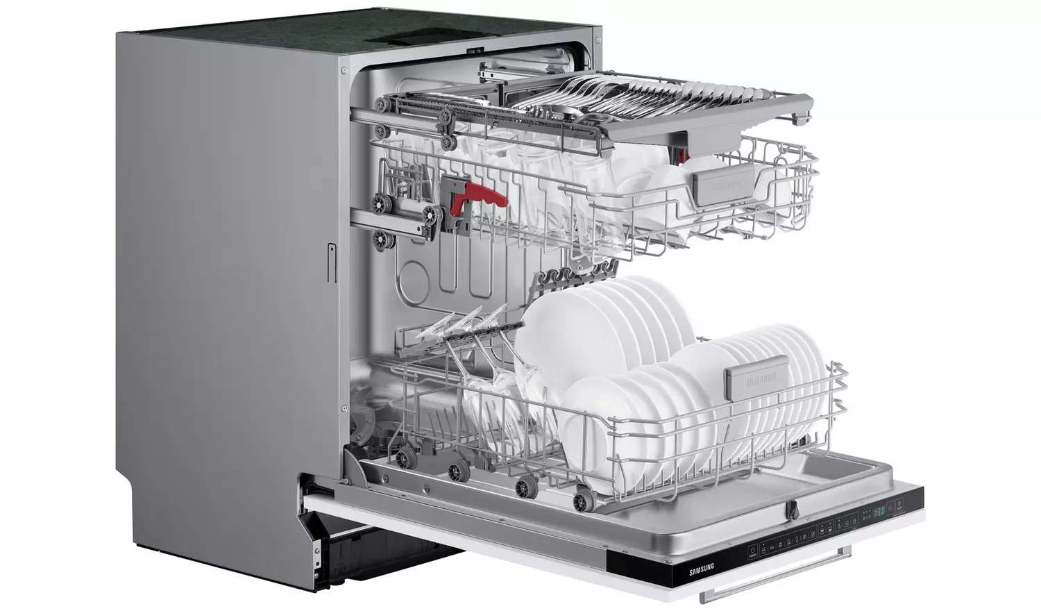 SAMSUNG Series 7 DW60CG550B00 Integrated Dishwasher - White