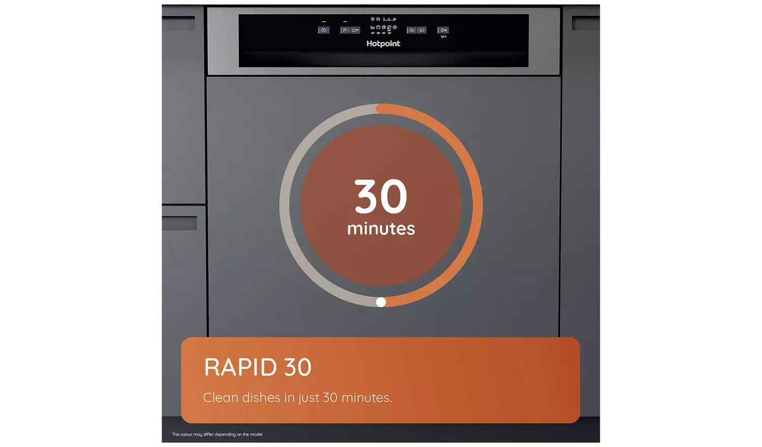 Hotpoint H3B L626BUK Full Size Semi-Integrated Dishwasher