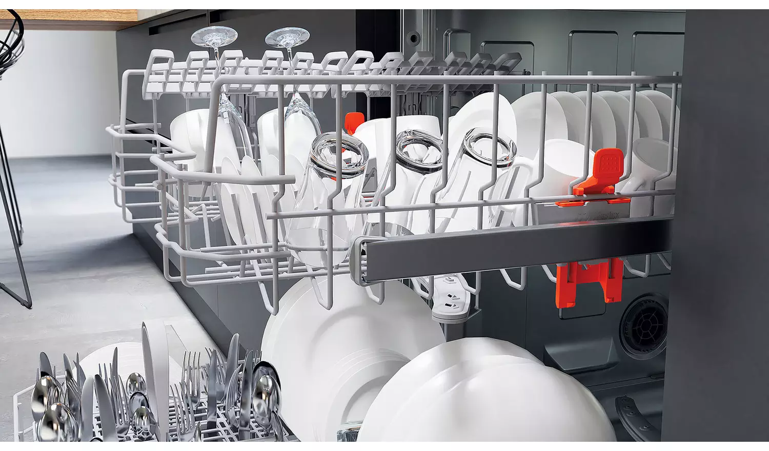 Hotpoint H3B L626BUK Full Size Semi-Integrated Dishwasher