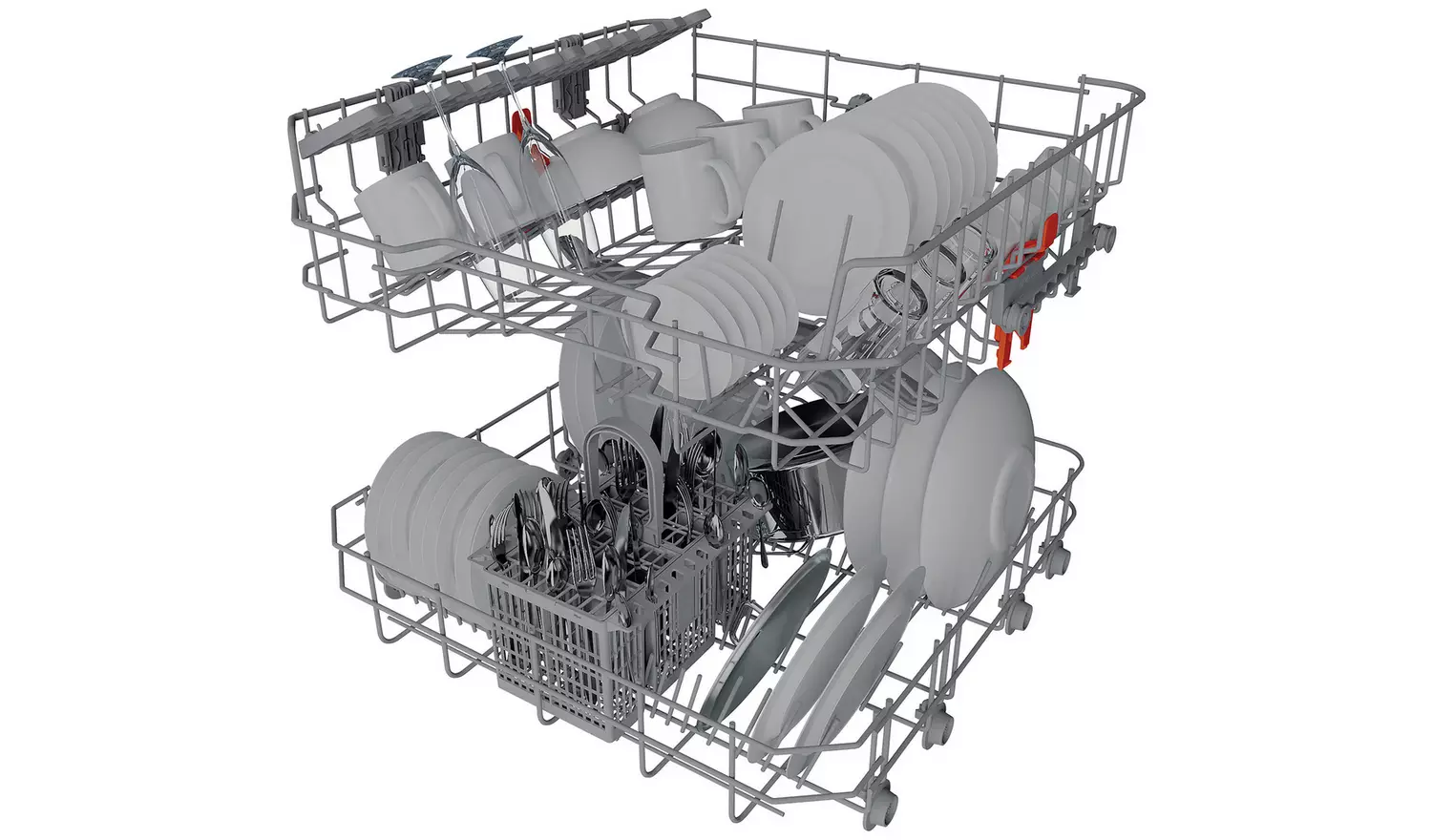 Hotpoint H3B L626BUK Full Size Semi-Integrated Dishwasher