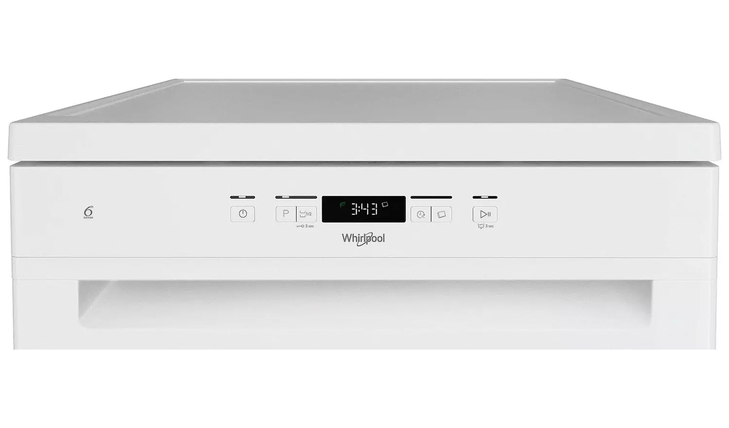 Whirlpool W2F HD626 UK Full Size Dishwasher - White