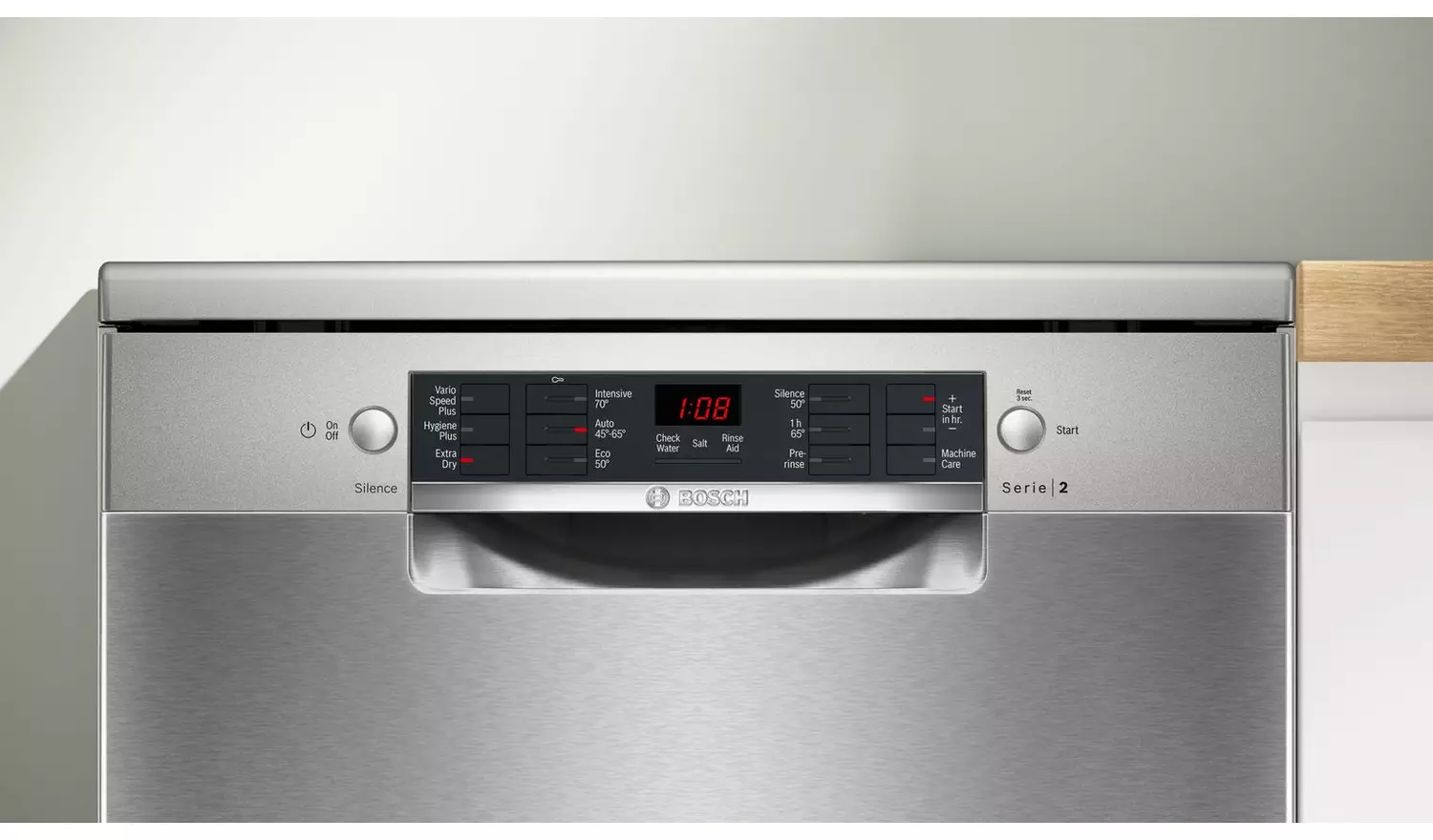 Bosch SMS26AI08G Freestanding Dishwasher - S/Steel