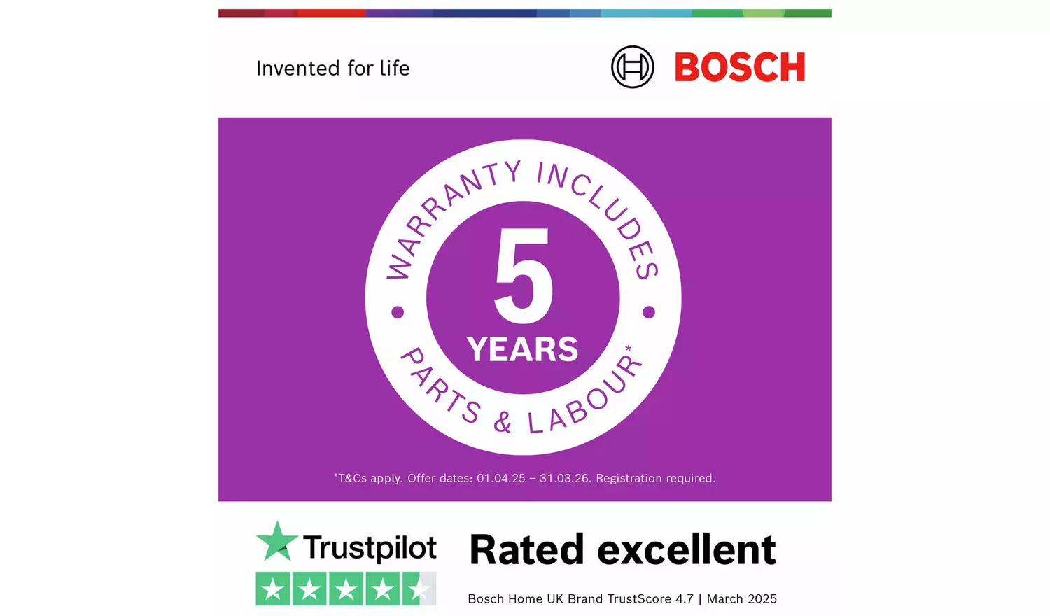 Bosch SMS26AW08G Full Size Dishwasher - White