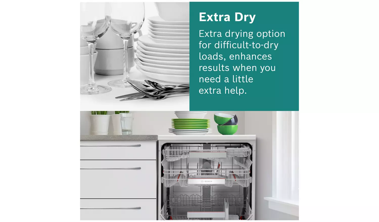 Bosch SMS26AW08G Full Size Dishwasher - White