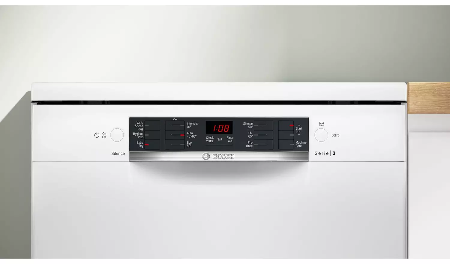 Bosch SMS26AW08G Full Size Dishwasher - White