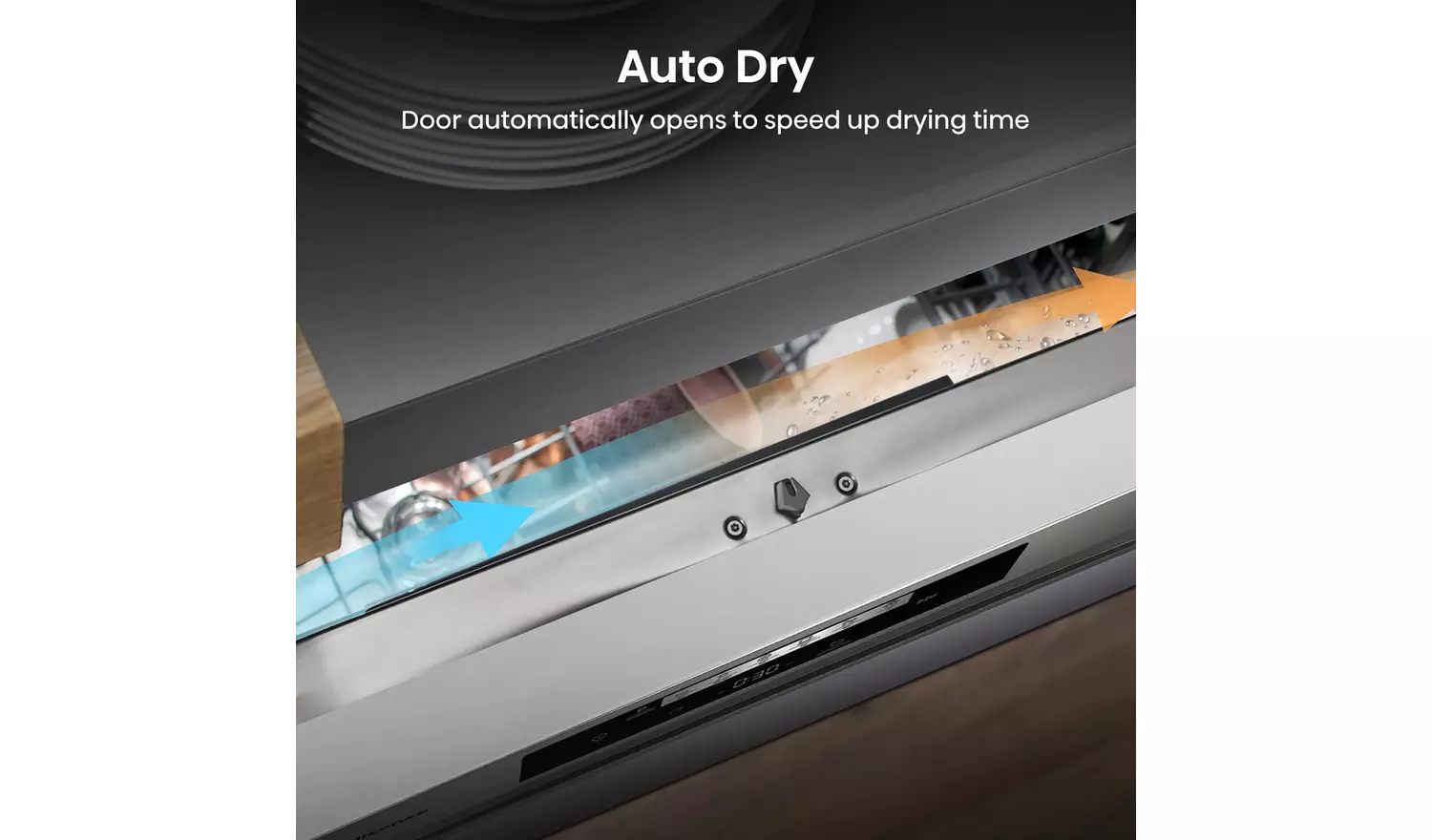 Hisense HS643D60XUK Full Size Dishwasher – S/Steel