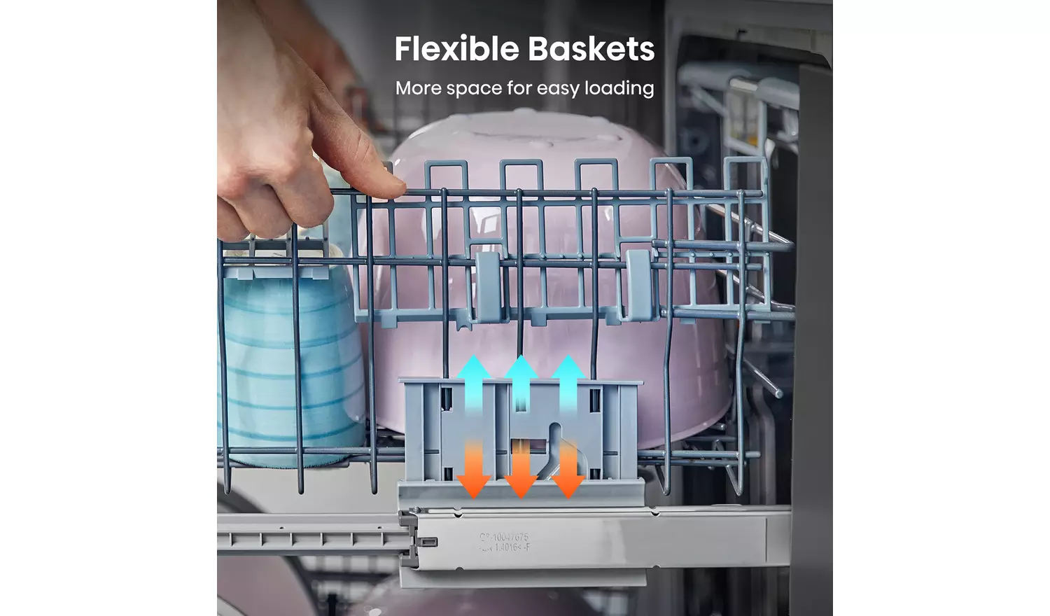 Hisense HV642E90UK Full Size Integrated Dishwasher - White