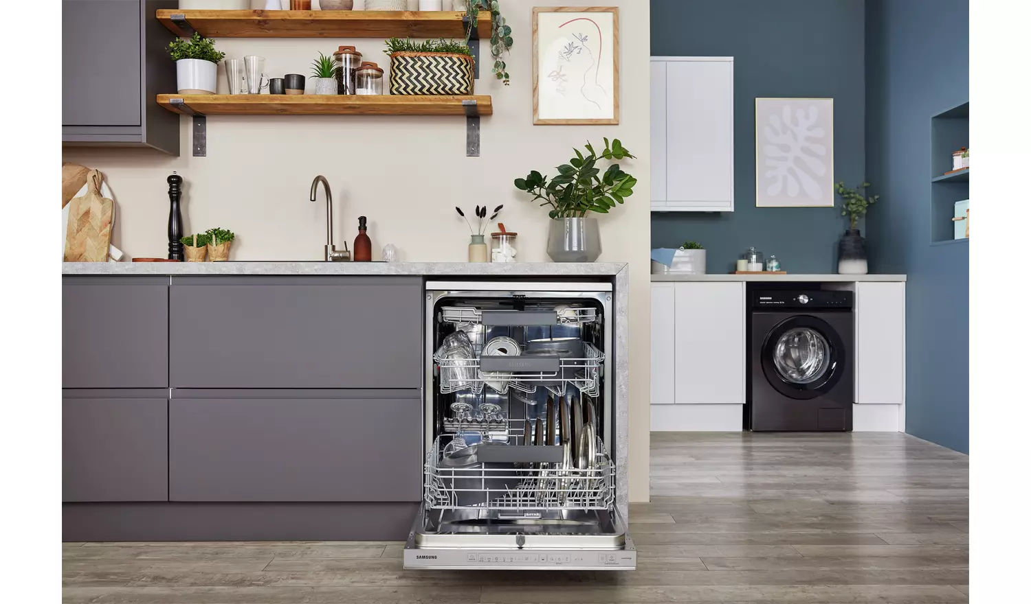 Samsung Series 11 DW60A8060FS Dishwasher - Silver