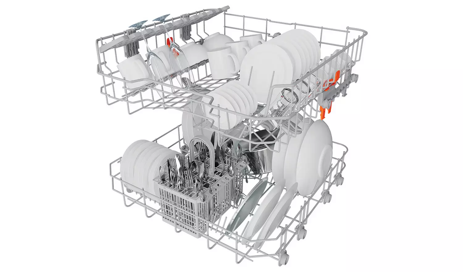Hotpoint H2F HL626 UK Full Size Dishwasher - White