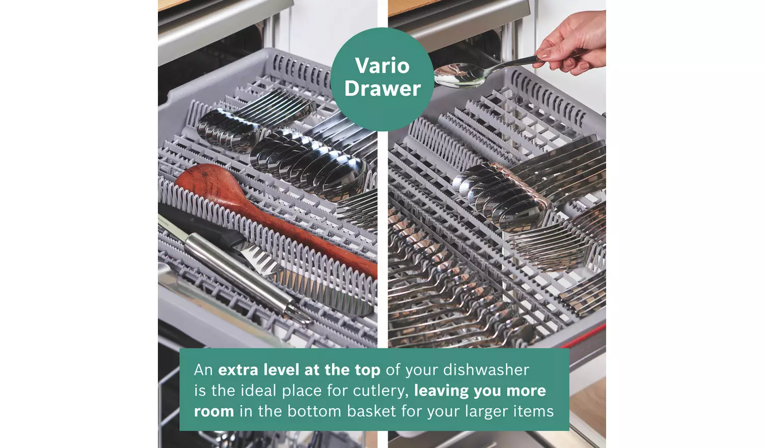 Bosch SMS6ZCI10G Full Size Dishwasher - Silver