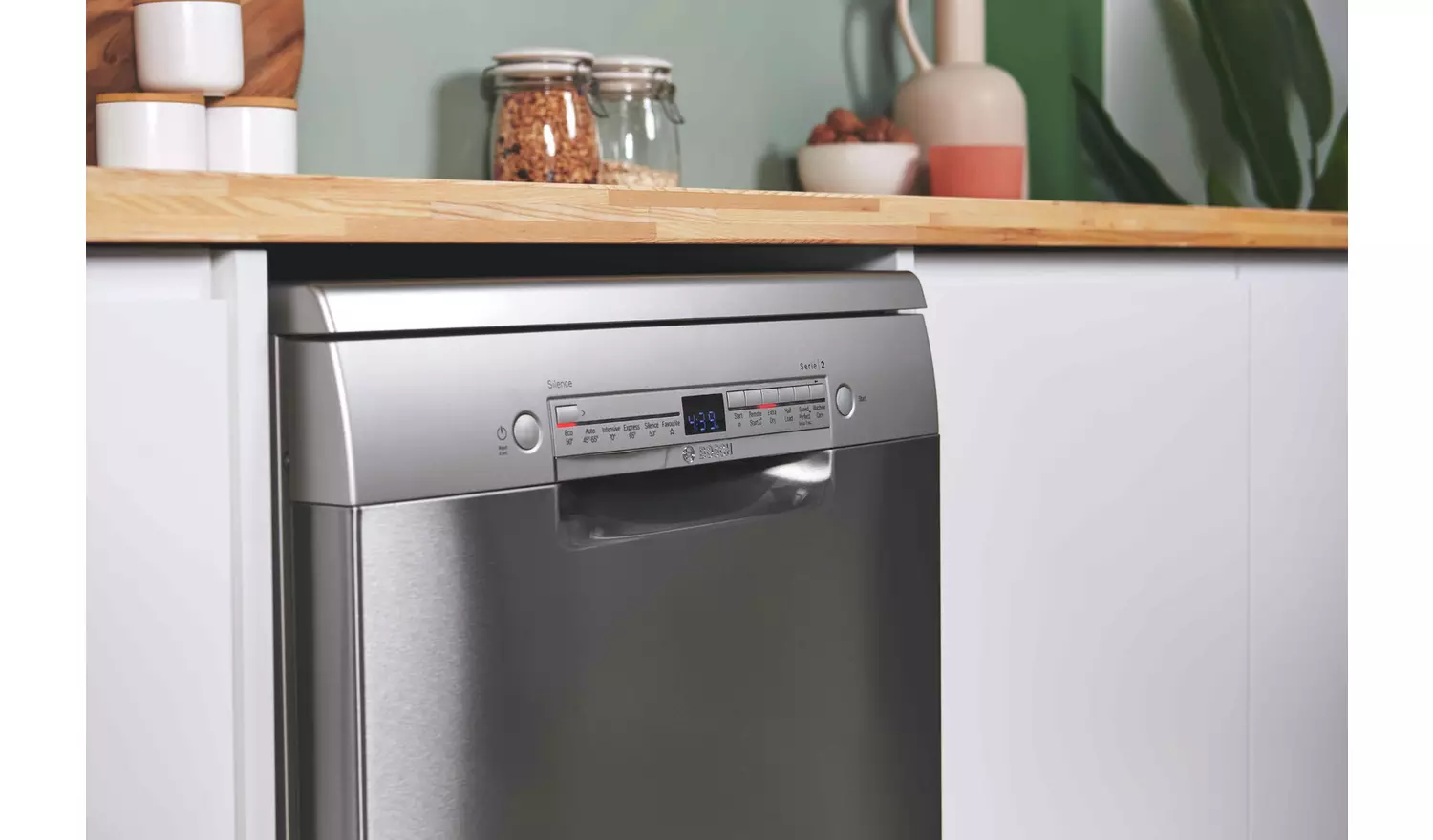 Bosch SMS2HVI67G Full Size Dishwasher - Silver