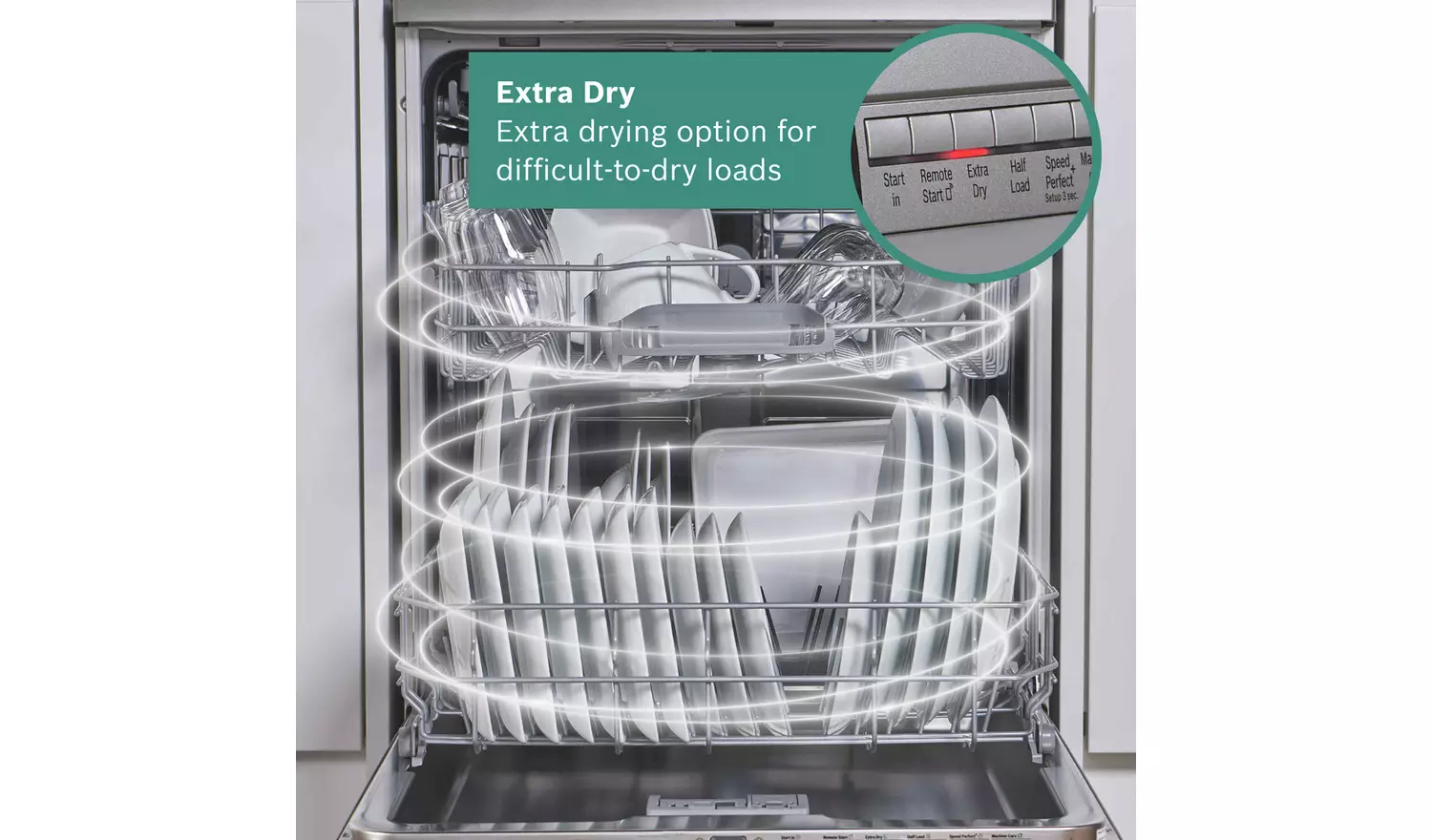 Bosch SMS2HVI67G Full Size Dishwasher - Silver