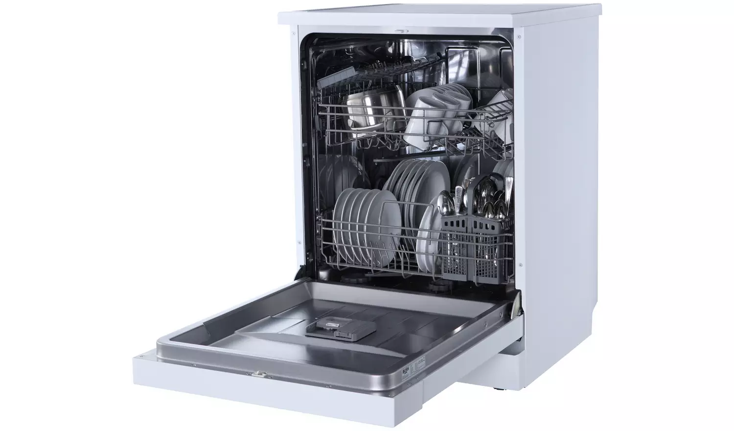 Bush DWFSE126W Full Size Dishwasher - White