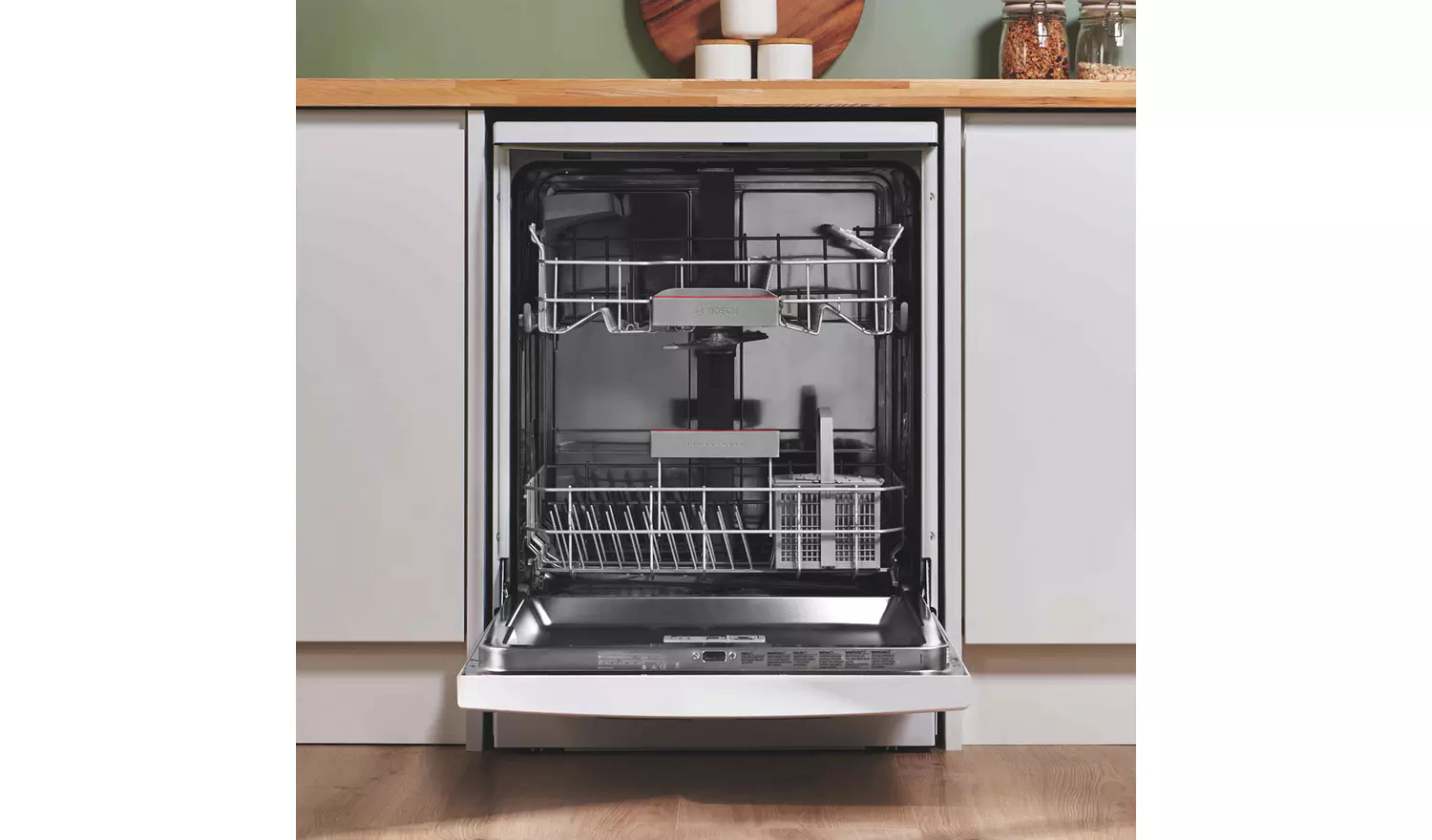 Bosch SMS4EKW06G Full Size Dishwasher - White