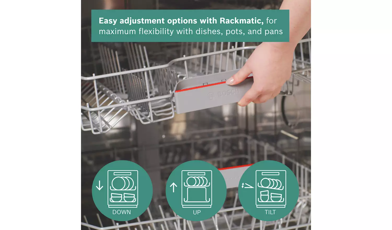 Bosch SMS4EKW06G Full Size Dishwasher - White