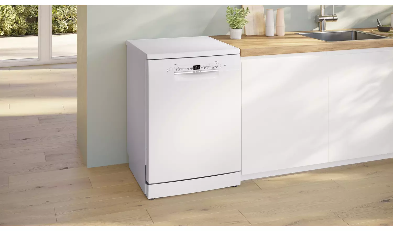 Bosch SMS2HVW67G Full Size Dishwasher - White