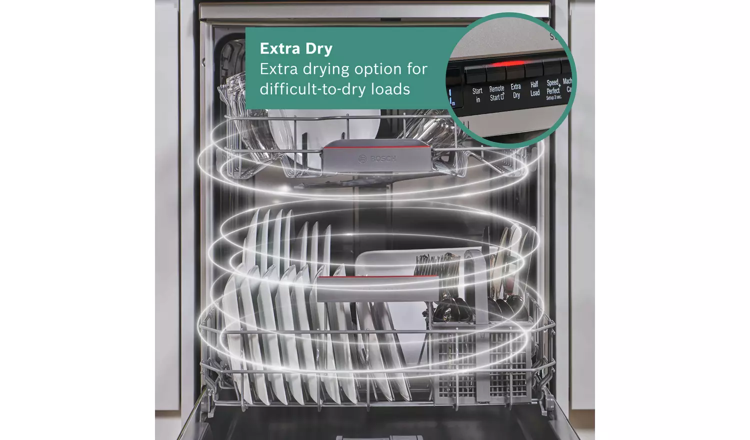 Bosch SMS4EKI06G Full Size Dishwasher - Silver