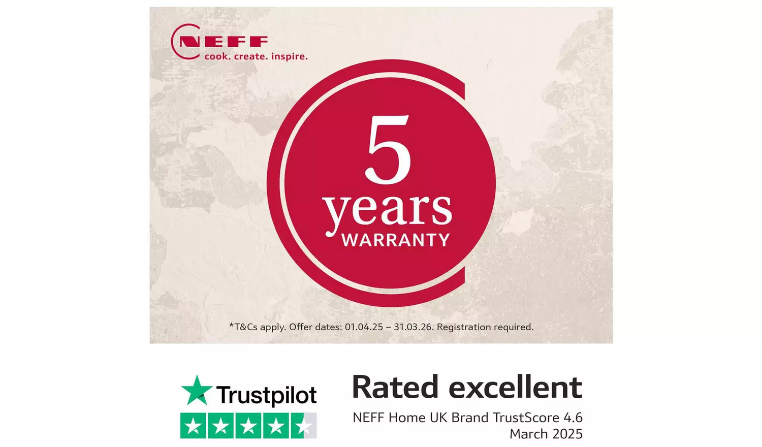 Neff S153HKX03G Full Size Integrated Dishwasher - S/Steel