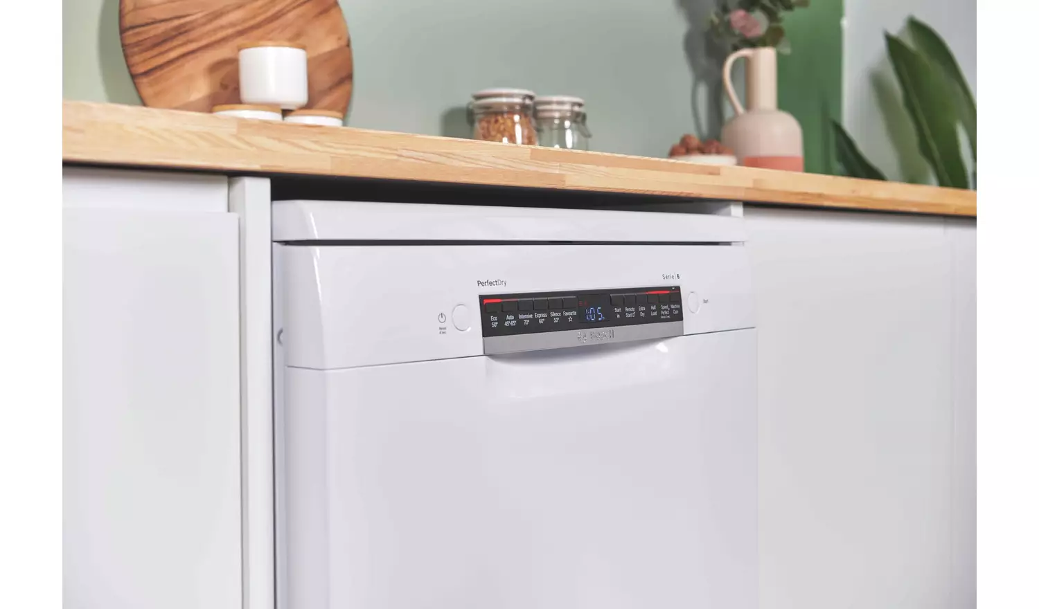 Bosch SMS6ZCW10G Full Size Dishwasher - White