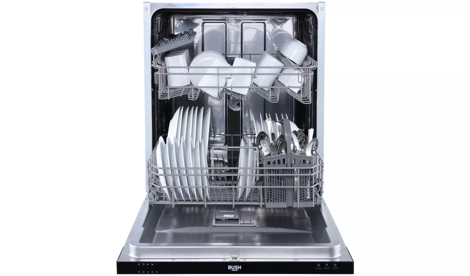 Bush DWFSEINT124W Full Size Dishwasher - integrated