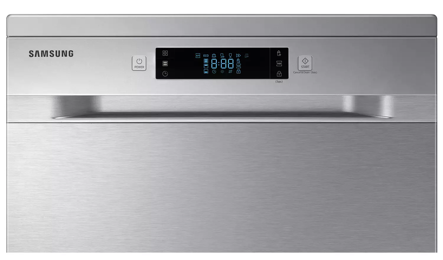 Samsung Series 6 DW60M6050FS Full Size Dishwasher - Silver