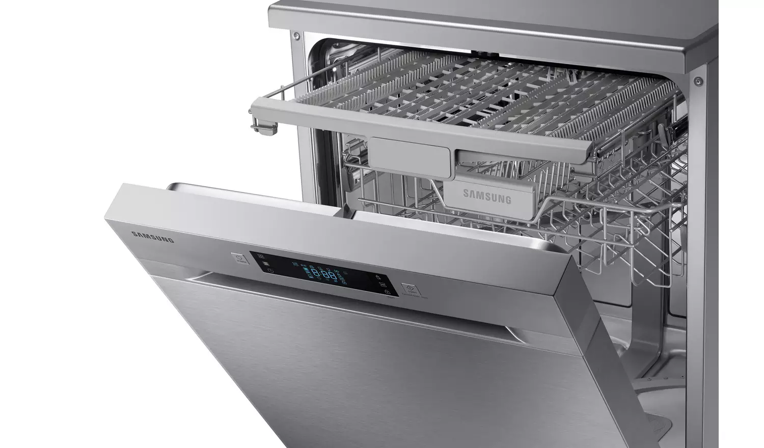 Samsung Series 6 DW60M6050FS Full Size Dishwasher - Silver