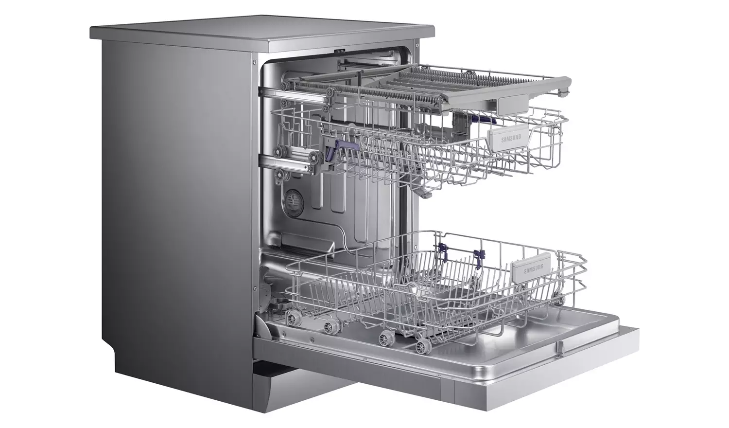 Samsung Series 6 DW60M6050FS Full Size Dishwasher – Silver