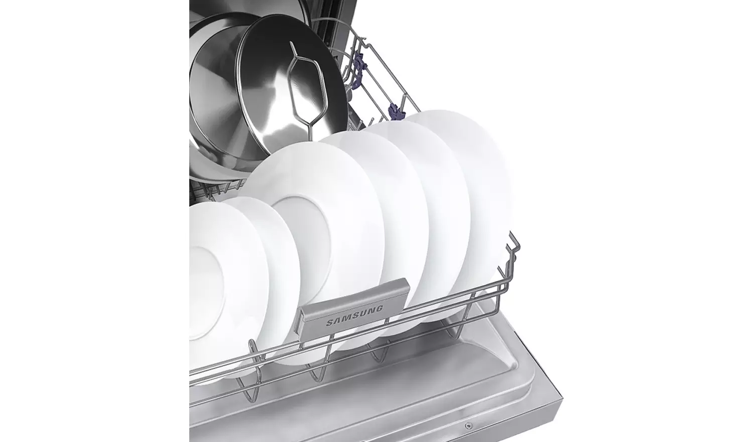 Samsung Series 6 DW60M6050FS Full Size Dishwasher – Silver