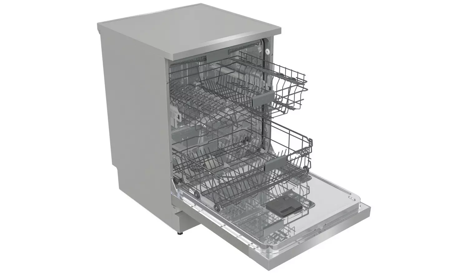 Hisense HS673C60XUK Full Size Dishwasher - Stainless Steel