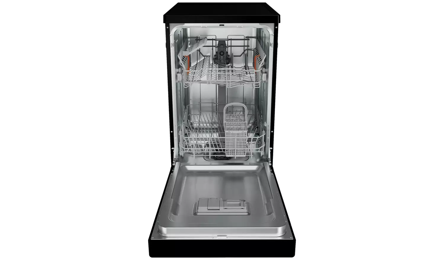 Hotpoint HP2FE10CS90BUK Slimline Dishwasher - Black