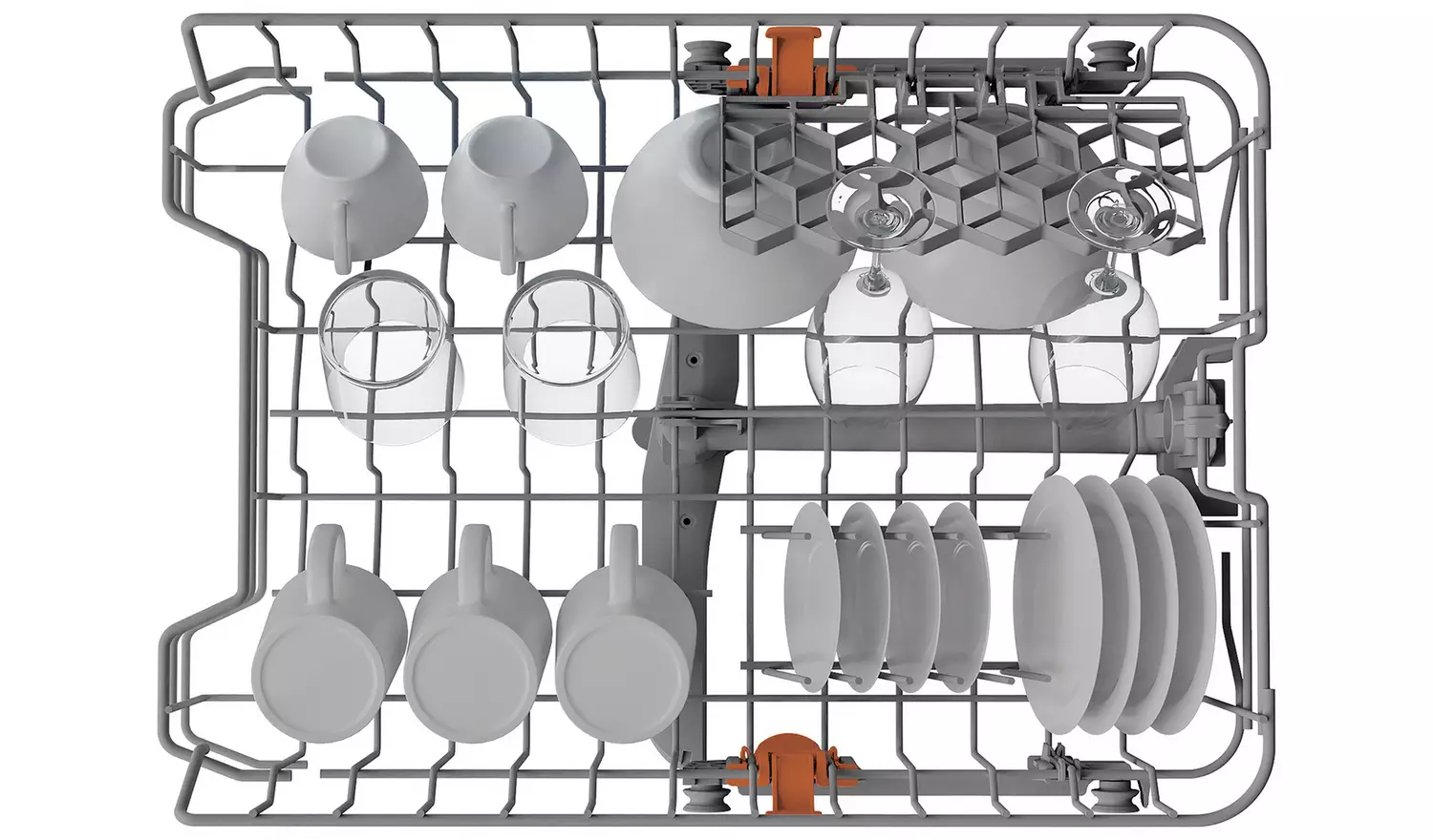 Hotpoint HP2FE10CS90BUK Slimline Dishwasher - Black