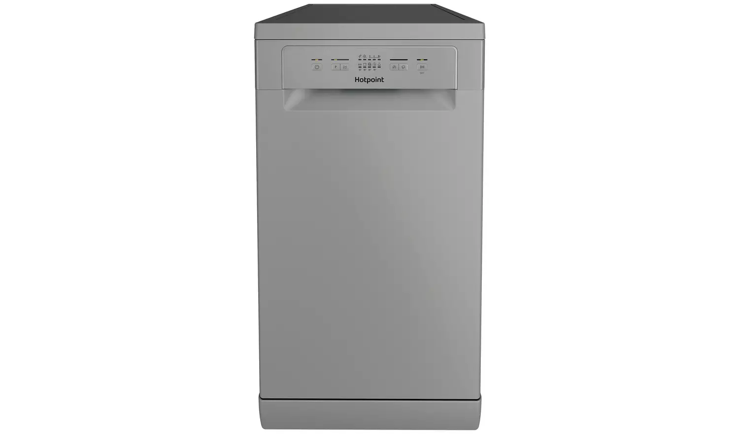 Hotpoint HP2FE10CS90SUK Slimline Dishwasher - Silver