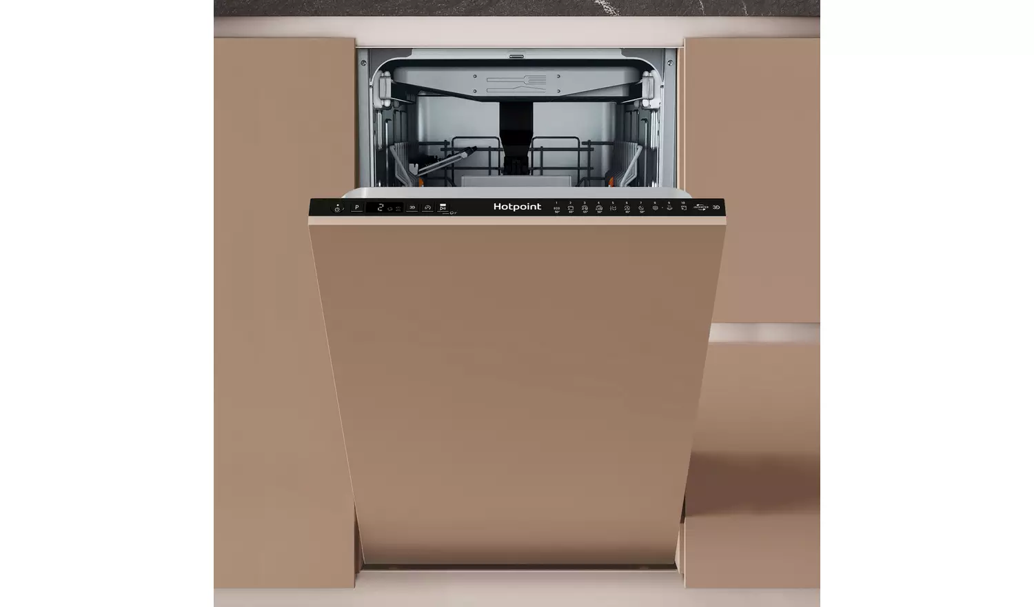 Hotpoint HP6IC11BS7LA0UK Slimline Integrated Dishwasher