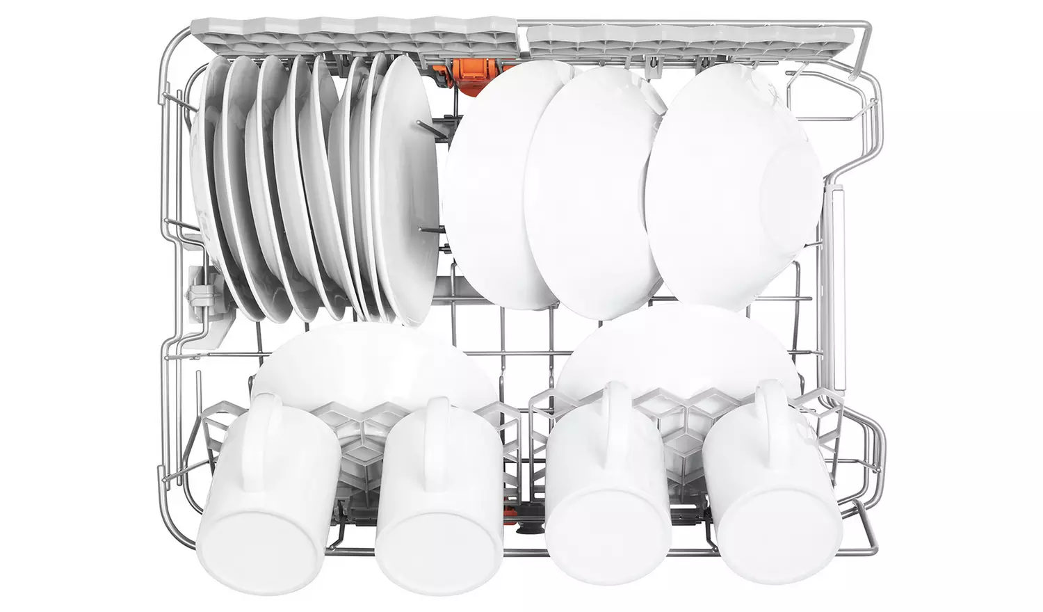 Hotpoint HSFO3T223WXUK Slimline Dishwasher - Stainless Steel