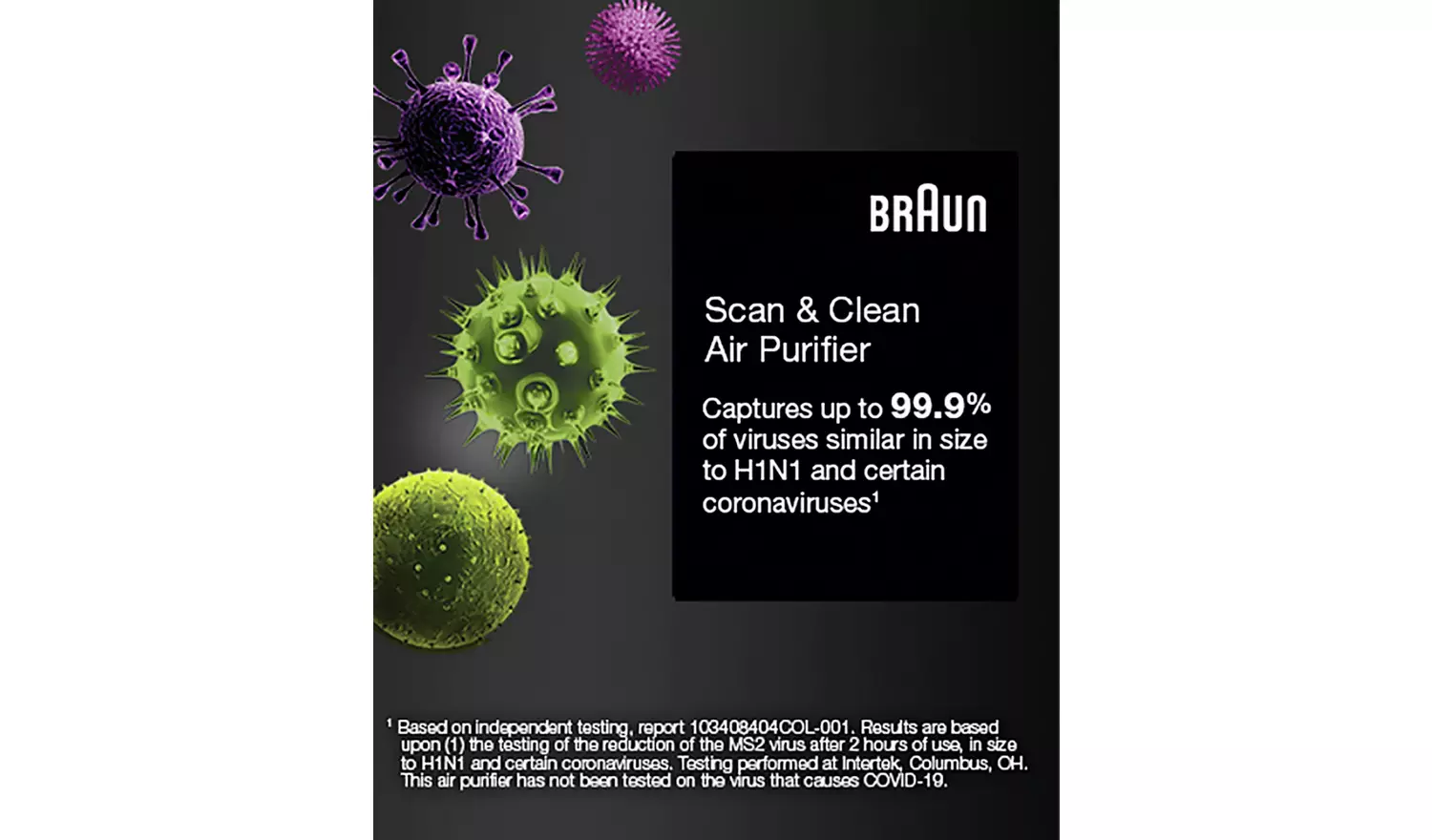 Braun Scan and Clean Air Purifier