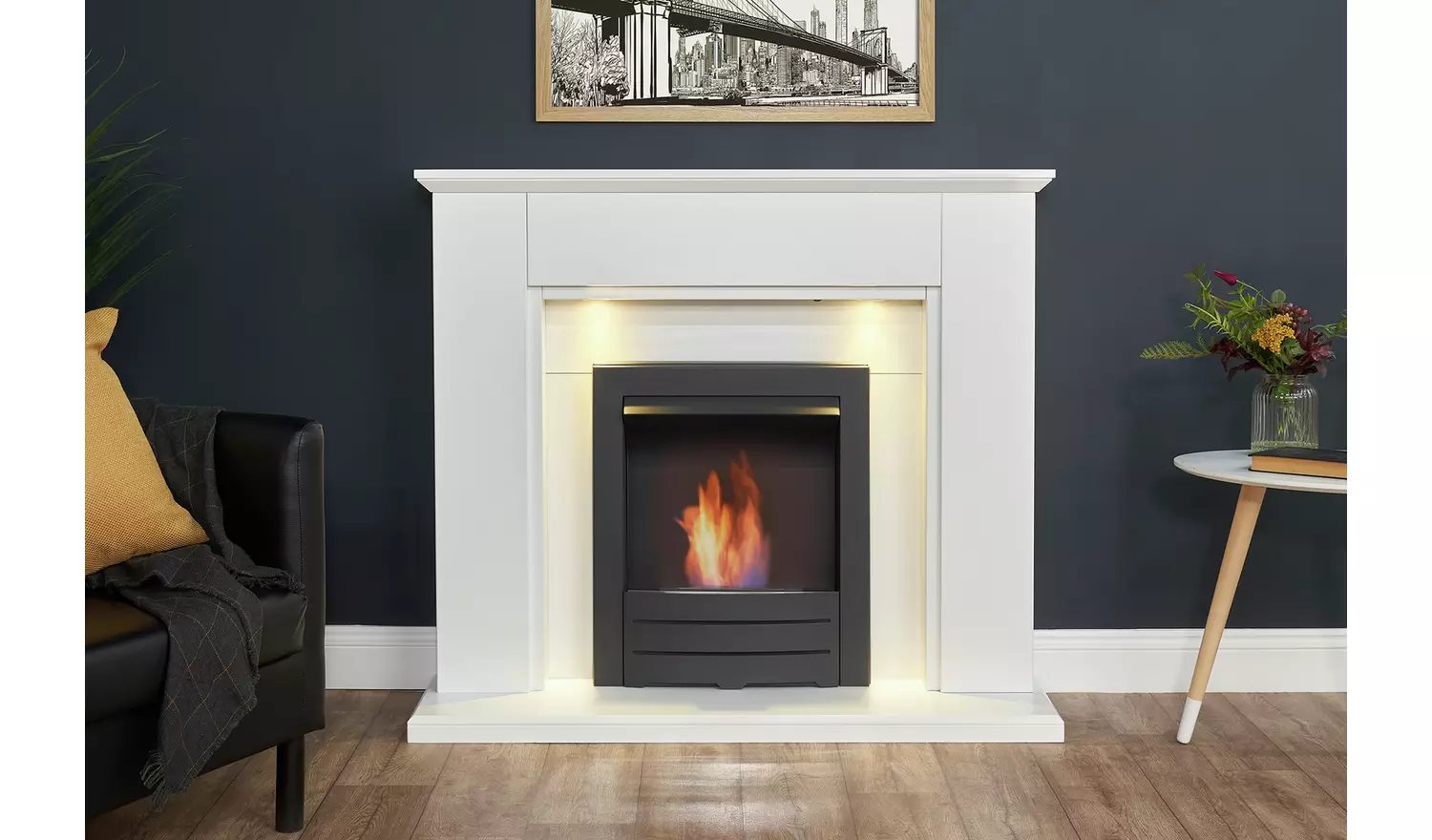 Adam Eltham Colorado 2.3kW Ethanol Fireplace Suite