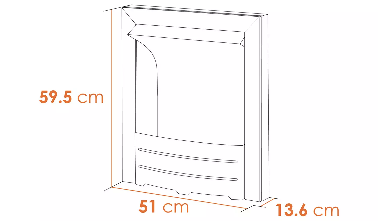 Adam Colorado 3kW Bio Ethanol Fire - Black