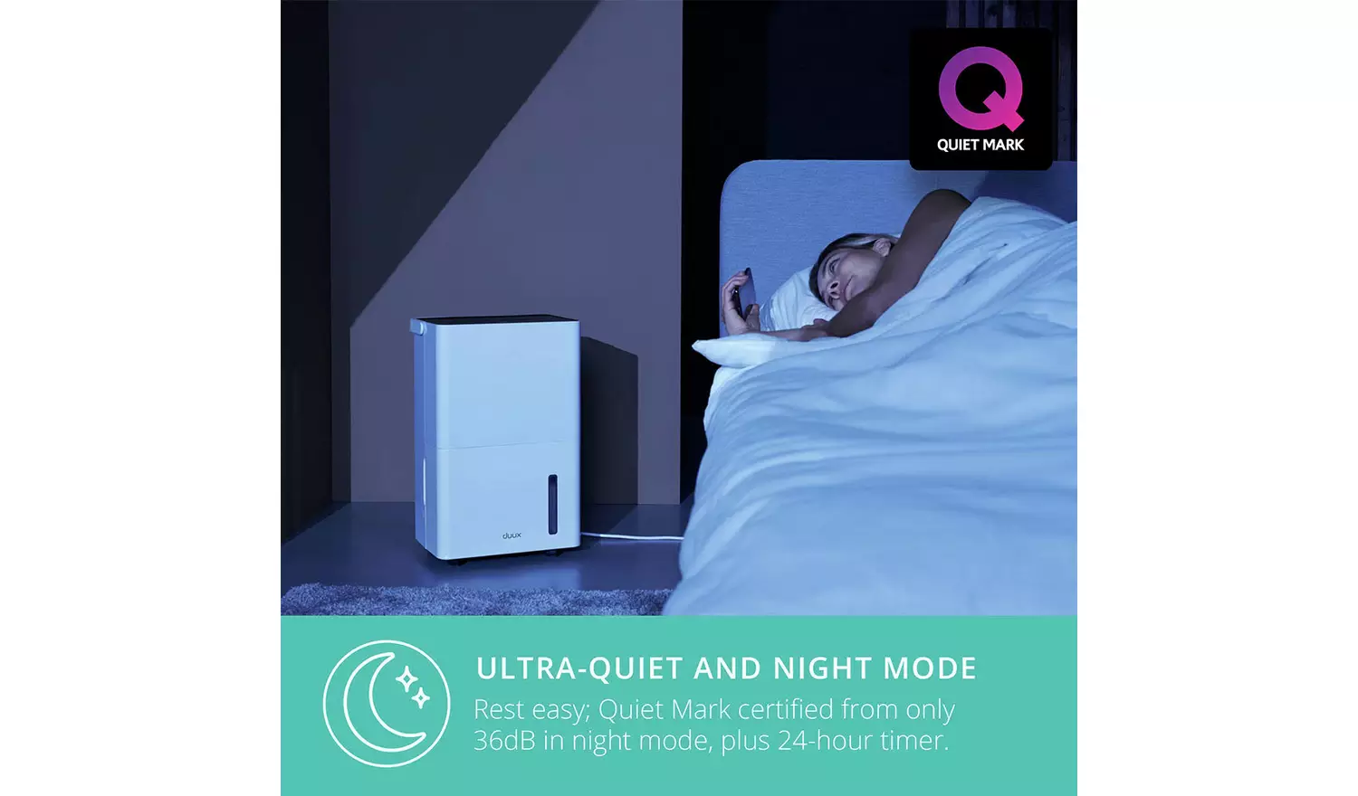 Duux DXDH02UK Bora Smart 20L Air Dehumidifier