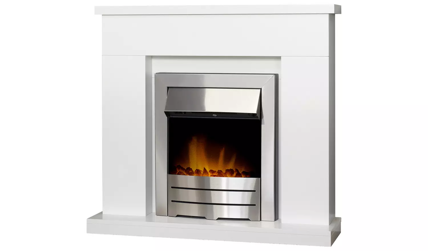Adam Lomond Electric Fire Suite-White